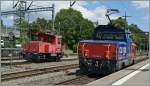 Die SBB Eem 923 001-2 in Morges.