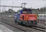 Die SBB Cargo Eem 923 029-9  Rossberg  beim Rangieren in Morges.

22. Feb. 2024