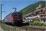 Die SBB Re 620 055-4 bei LIgerz.