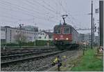 Die SBB Re 620 059-6 im Rangierbahnhof vom Biel.