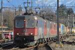 KLV mit 620 065 an der Spitze durchfahrt am 23 März 2017 Thun.