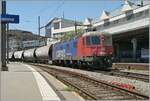 Die SBB Re 6/6 11639 (Re 620 039-8) wartet in Lausanne mit dem  Spagethizug  auf die Weiterfarht. 

11. Juni 2024 