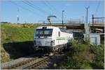 Die RailCare Rem 476 453 rangiert in Vufflens La Ville.
29. August 2018 
