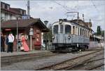 Der historische MCM N° 6 bei der Blonay-Chamby Bahn in Blonay.