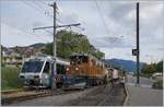 50 Jahre Blonay Chamby - MEGA BERNINA FESTIVAL: das RhB Bernina Bahn Krokodil als Gastlok bei der BC erreicht hier mit einem GmP Blonay.