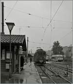 Der Blonay-Chamby Bahn RhB Abe 4/4 N§ 35 in Blonay.