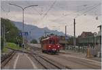 Der Blonay-Chamby Museumbahn Rhb Bernina Bahn ABe 4/4 35 in Blonay.