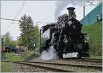 Die BFD HG 3/4 N° 3 beim  BW Chaulin auf dem Weg in den Museumsbahnhof.