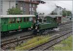 Die LEB G 3/3 N° 5 der Blonay Chamby Bahn rangiert in Blonay.