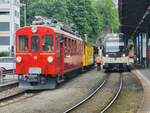 Nach der Revision ist der RhB ABe 4/4 35 der Blonay Chamby Bahn wieder im Einsatz.