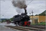 Die herrlich dampfende und rauchende SEG G 2x 2/2 105 der Blonay Chamby Bahn rangiert in Blonay. 

22. Juni 2024