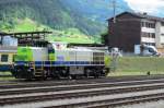 BLS 843 504 steht am 30 Juni 2014 in Frutigen.