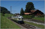 Der historische BCFe 4/6 736 verkehrte als Regionlzug Spiez Interlaken.