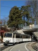 Rochers de Naye Beh 4/8 305 in Glion.