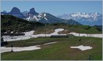 Kurz vor der Gipfelstation Rochers de Naye.