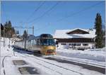 Ein MOB GoldenPass Panoramic erreicht Schönried.