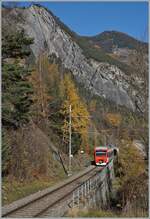 Ein TMR Region Alps RABe 525 NINA ist kurz nach Sembracher auf dem Weg nach Orsière.