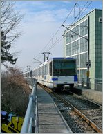 In Lausanne verkehren auf der m1 (Métro Linie 1, die praktisch überall offen verläuft) Bem 550.