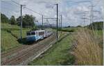Bei Satigny ist die schiebende SNCF BB 222397 mit ihrem TER von Lyon nach Genève unterwegs und somit schon fast am Ziel der Fahrt.