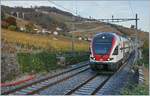 Der SBB RABE 511 103 und ein weitere auf dem Weg nach Genève kurz vor Lutry.