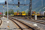 Fahrleitungsmontagewagen der SBB Infrastruktur abgestellt am 26.05.