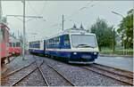 Als Testfahrt fr eine knftige Gruppenreise ab Blonay unternahm der damals  **** Superpanoramic Express  genannte Zug via Chamby nach Blonay.