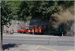 Schweizer Dampftage Brienz 2018: die BRB H 2/3 N° 5 wartet ma östlichsten Ende des BRB Bahnhofs von Brienz auf Fahrgäste nach Gäldried (und zurück).