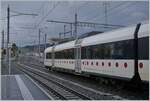 An den Türen eindeutig erkennbar: Dieser TPF Domino Steuerwagen war früher bei er S--bahn Basel im Einsatz.