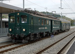 VHE/ Verein Historische Eisenbahn Emmental:  Anlsslich der Huttwiler Dampftage 2016 fand am 1.