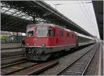 Aem 940 Testfahrten: Die Re 4/4 II 11145 beteiligte sich mit vier Wagen an Testfahrten der neuen SBB Aem  940 001-1 (UIC 9185 4 940 001-1 CH-SBBI) in und um Lausanne.