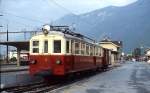 ABDeh 4/4 22 der MC im Juli 1983 im Bahnhof Martigny