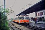 Das  Bippeerlisi  Be 4/4 101 mit Bt in Niederbipp.