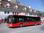 (259'803) - AFA Adelboden - Nr. 92/BE 19'692 - Mercedes am 29. Februar 2024 beim Bahnhof Kandersteg