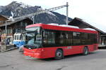 (283'204) - AFA Adelboden- Nr. 59/BE 645'415 - Scania/Hess am 15. Dezember 2025 beim Bahnhof Lenk