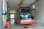 (286'560) - AFA Adelboden - Nr. 23/BE 26'709 - Setra (ex Deutschland) am 1. Mai 2026 in Frutigen, Garage