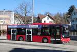 (284'553) - Bernmobil, Bern - Nr. 411/BE 716'411 - MAN am 2. Februar 2026 beim Bahnhof Worb Dorf