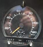 (286'764) - Bernmobil, Bern (SOB) - Nr. 193 - Volvo/Gangloff am 3. Mai 2026 in Burgdorf, �kihof Ziegelgut (Detailaufnahme - 639'677,5 Kilometer)