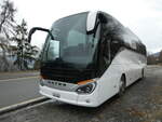 (244'185) - Evquoz, Erde - VS 60'650 - Setra (ex SAD, SK-Prievidza) am 26. Dezember 2022 in Mayens-de-l'Ours, Tlcabine