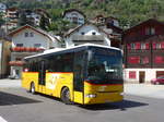 (184'212) - Moosalp Tours, Stalden - VS 2483 - Irisbus am 25. August 2017 beim Bahnhof Stalden-Saas