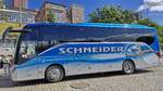 Setra S 512 HD, SO 28915, in Hamburg bei den Landungsbrcken, Schneider Reisen und Transport AG, Langendorf, Aufgenommen am 8.