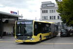 (281'027) - STI Thun - Nr. 705/BE 754'705 - Mercedes am 5. Oktober 2025 beim Bahnhof Konolfingen (281'027) - STI Thun - Nr. 705/BE 754'705 - Mercedes am 5. Oktober 2025 beim Bahnhof Konolfingen