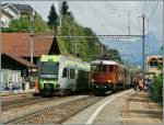 100 Jahre BLS: Trotz vieler Menschen war das Fotografieren berraschend gut mglich und so entstand bei einer solchen Mglichkeit dieses Bild mit der BLS Ae 6/8 205 und ihrem  Swiss Classic -Zug und