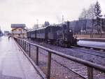 Sursee Triengen Bahn (Regelbetrieb): Zug im Bahnhof Sursee.