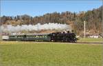 Eb 3/5 5810 mit ihrer Fuhre rund um den Napf verlässt Willisau.