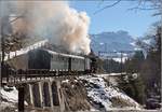 Fahrt nach Entlebuch entlang der kleinen Emme Eb 3/5 5810.