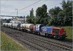 Der erste Blickt mag t�uschen, die SBB Am 843 069-6 ist nicht auf einer dreispurigen Strecken unterwegs, sondern auf einem Industriegleis welches vom SBB Cargo Bahnhof Vernier Meyrin nach Vernier f�hrt.

1. Juni 2026