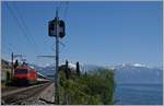 Alle durch den ETCS Betrieb nicht mehr benötigten Signale zwischen Villeneuve und Pully wurden sehr rasch entfernt, bis auf dieses Vorsignal (und sein zugehöriges Einfahrsignal) von Rivaz;