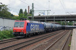 DB/SBB: VIEL FREUDE BEREITET:  MORGENGRUSS AUS SCHWEIZERLOK AN SCHWEIZER-BAHNBILDFOTOGRAFEN !  Bahnhofsdurchfahrt Hamburg-Harburg der Re 482 030-4 von SBB CARGO INTERNATIONAL mit einem langen