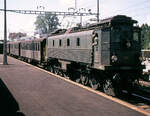 Ausnahmesweise ist hier die Lok Be4/6 12314 vor den Zug von Stein-Säckingen nach Winterthur gespannt.