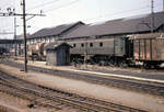 In Basel wartet die Be4/6 12331 auf ihre letzte Fahrt zum Schrotthändler. 12. Juni 1970 